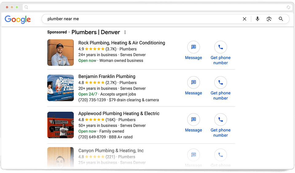 Local Services Ad Group Plumbers local services ad group plumbers