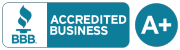 BBB Accredation A+ Logo