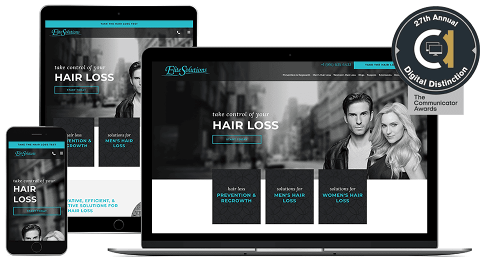 elite hair loss solutions laptop tablet and mobile design elite hair loss solutions laptop tablet and mobile design