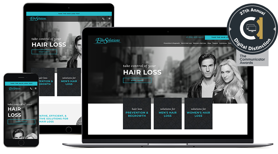 elite hair loss solutions laptop tablet and mobile design elite hair loss solutions laptop tablet and mobile design